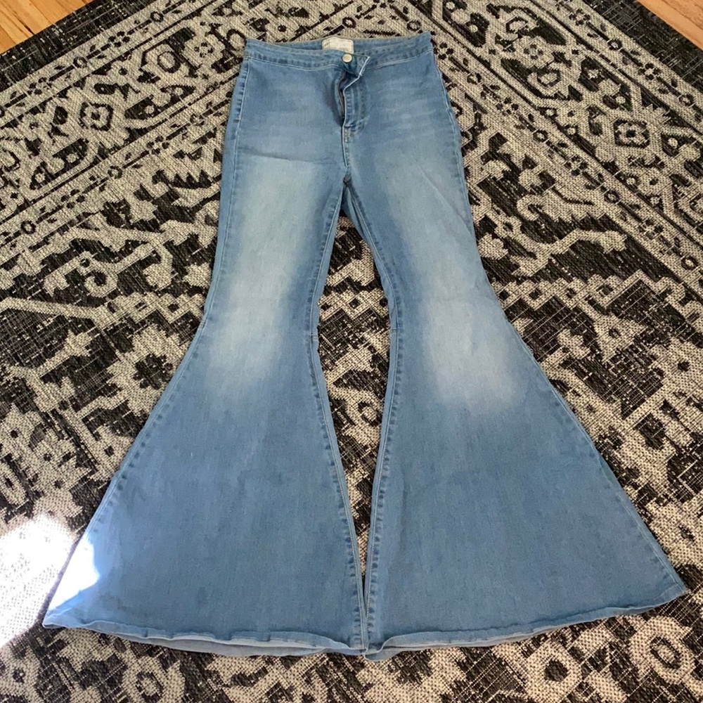 Free People Just Float On Flare Jeans